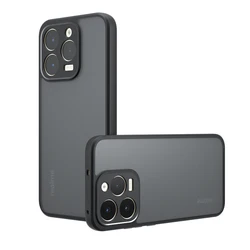 Shockproof Frosted Matte Anti - Fingerprint Transparent Phone Case for Realme 15T (Translucent Back)
