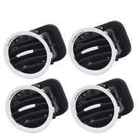 Black/Chrome A/C Air Vent Cover Outlet Grille Fits For Opel ADAM CORSA D MK3 Vauxhall 13417363 2201099 1