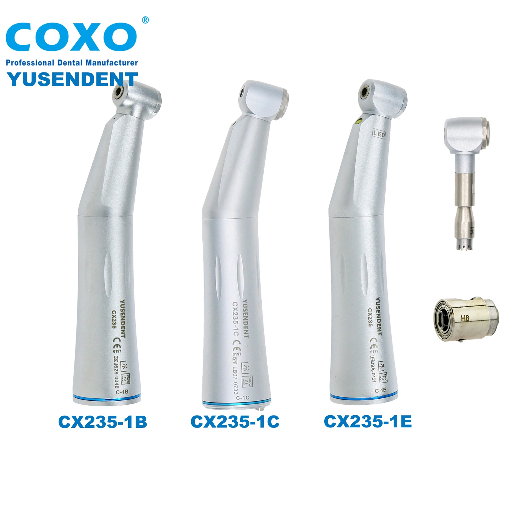 

COXO Dental LED Fiber Optic Low Speed Contra Angle Inner Water Turbine Handpiece Cartridge Head CX235 1B 1C 1E For NSK KAVO W&H