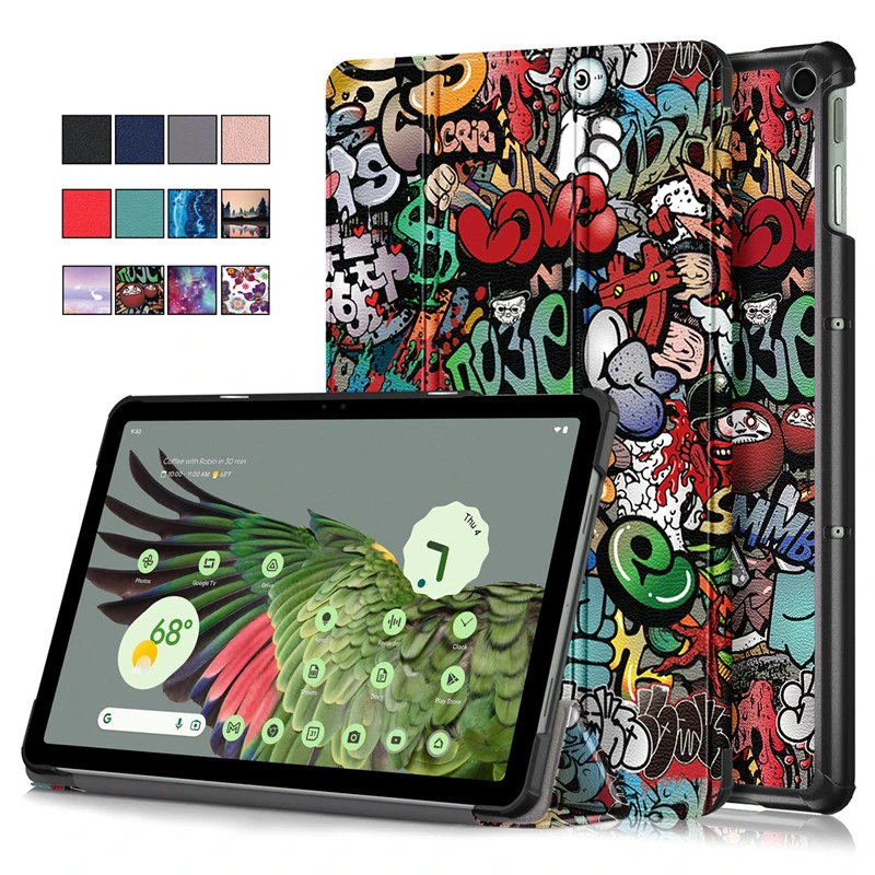 Coque Per Custodia Per Tablet Pixel 11 "Custodia Rigida Pieghevole In Pelle Verniciata Per Custodia Per Tablet Funda Google Pixel 2023