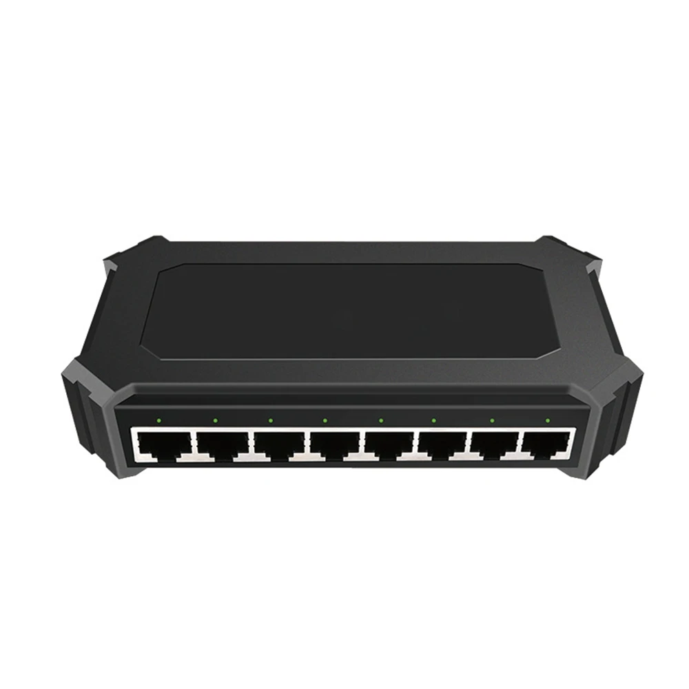 

8 Ports Plastic Housing Desktop 10/100/1000Mbps Unmanaged Gigabit Switch Ethernet Network Giga Hub for Computer