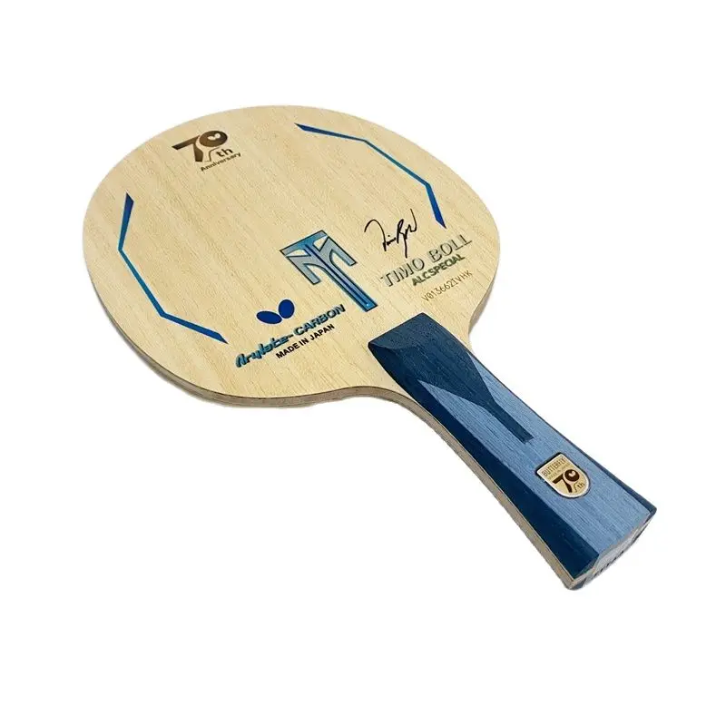 70th Annlversary Super ZLC Specail Table Tennis Blade ALC Ping Pong Bat Paddle Flared Long