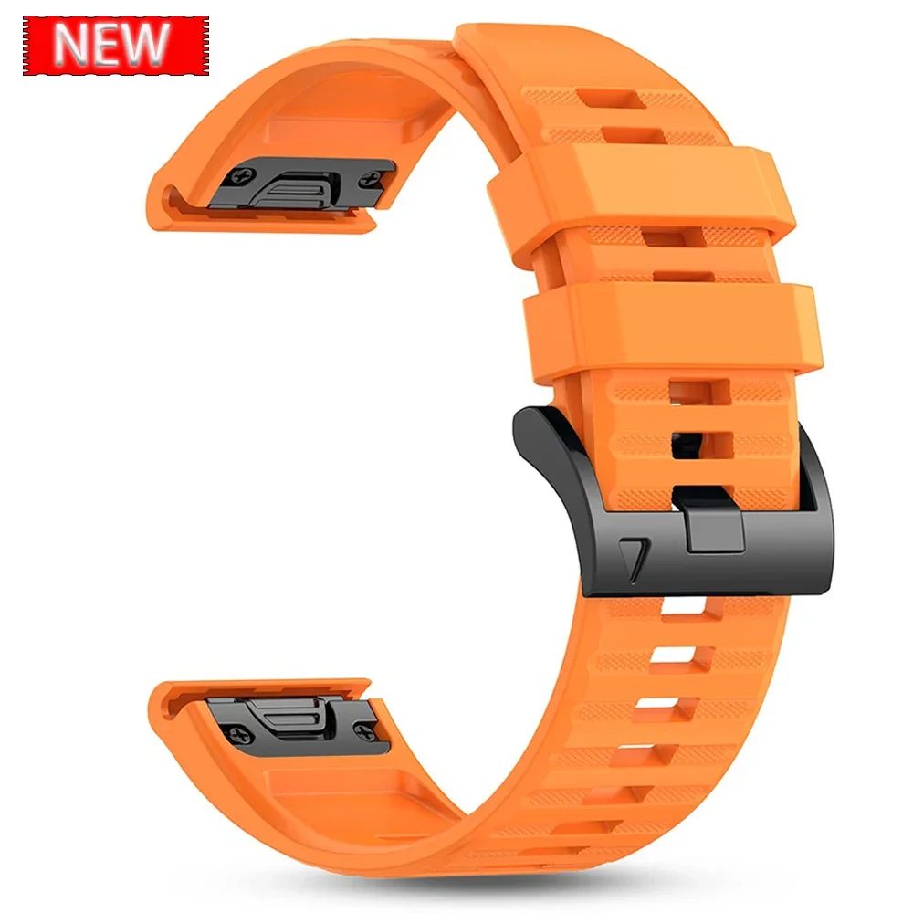 QuickFit Leather & Silicone Sport Watchband Bracelet