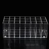 24 Lattices Acrylic Lipstick Organizer Lip Gloss Container Plastic Nail Polish Storage Box Makeup Holder Cosmetics Display Rack 6