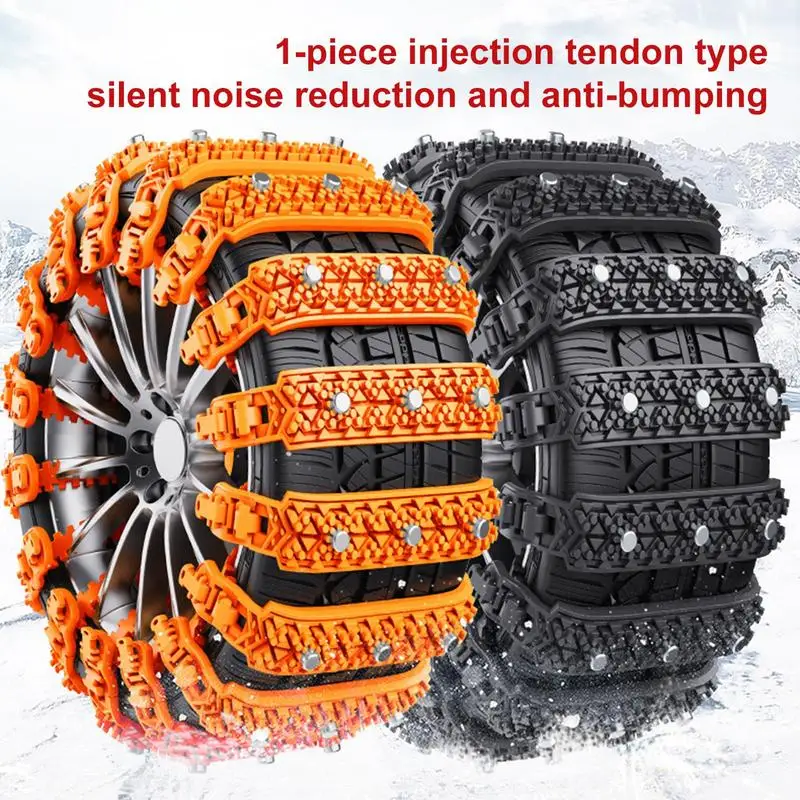 10pcs/set Winter Car Tires Snow Chains Auto Wheel Tyre Anti-skid Chains Portable Car Mud Tires Cable Belt For Winter Auto
