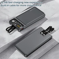 5000mAh Mini Power Bank for iPhone Xiaomi Samsung Huawei Powerbank Portable Fast Charger Digital Display External Battery Pack 2