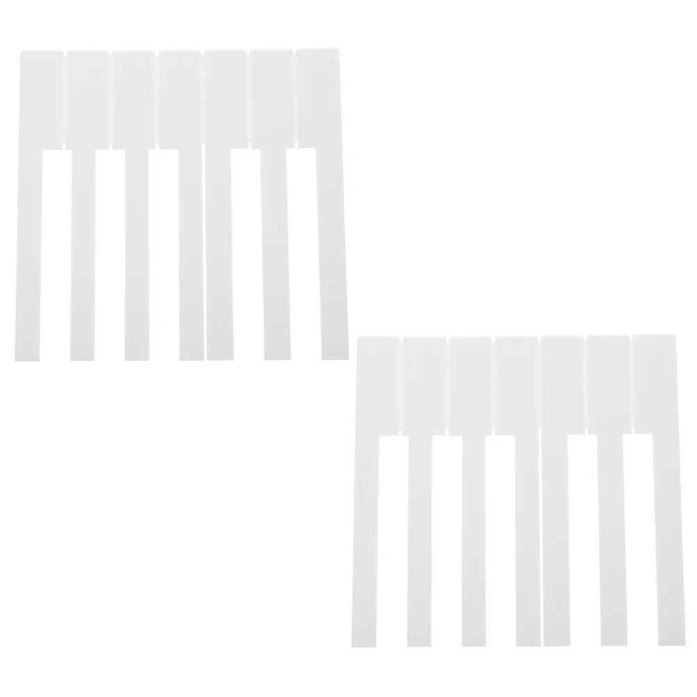 

52 Pcs Piano White Key Skin Repairing Keytops Professional Tools Accessories Supplies Durable Parts