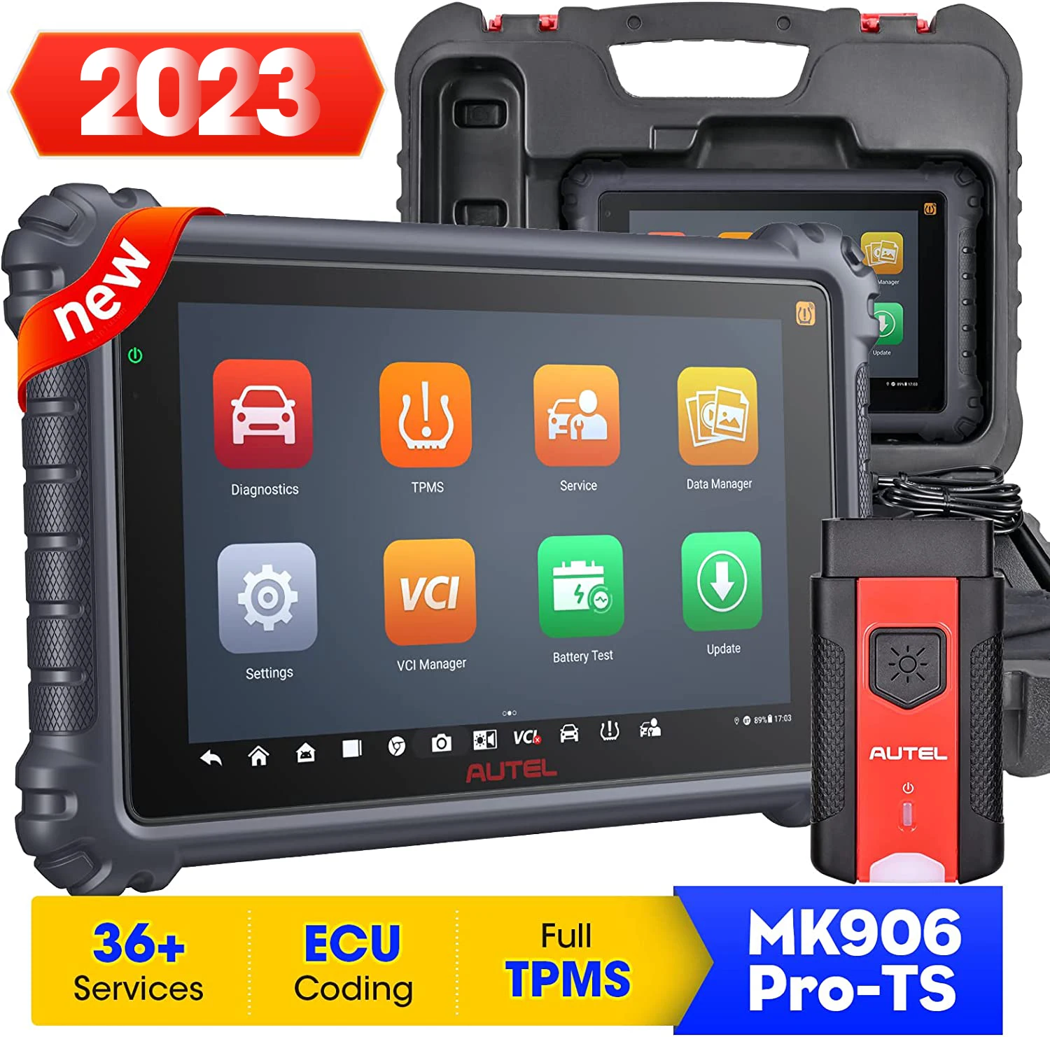 2023 Newest Autel MaxiCOM MK906 Pro-TS With Full TPMS Functions,Advanced ECU  Coding,36+ Service,Active Test PK MS906 Pro-TS AliExpress