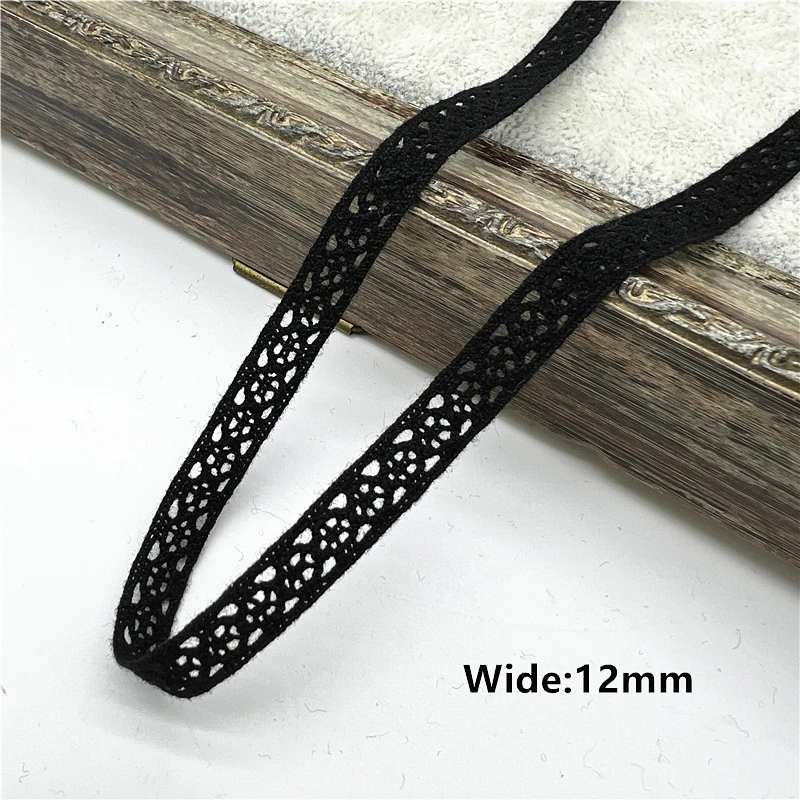 Lace Ribbon Cotton Ribbon Lace Sewing Supplies Lace Sewing Accessories Lace Garment Accessories Lace Accessories Clothing Accessories Lace Fabric Chiffon Lace Fabric Lace Decoration 2yards/Lot 10mm-50mm Cotton Lace Ribbon For Apparel Sewing Fabric Trim Crocheted Handmade