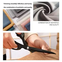 10 Inch Stainless Steel Tailor Scissors with Blackening for Professional Fabric & Embroidery Cutting - Image 4