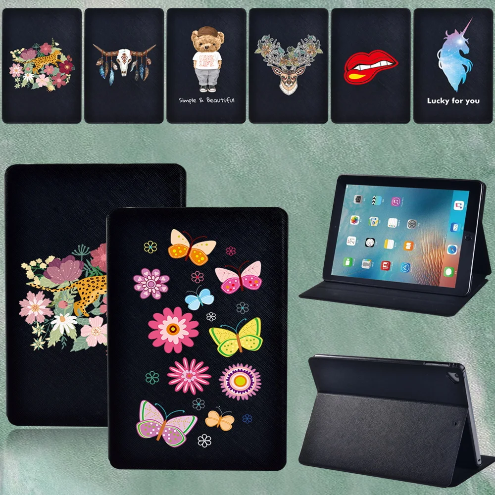 Per Apple Ipad Air 4 A2072 A2316/Air 2 A1566/Air 3 10.5 "A2123/ Air1 A1474 Custodia Protettiva Per Tablet In Pelle Pu Antipolvere