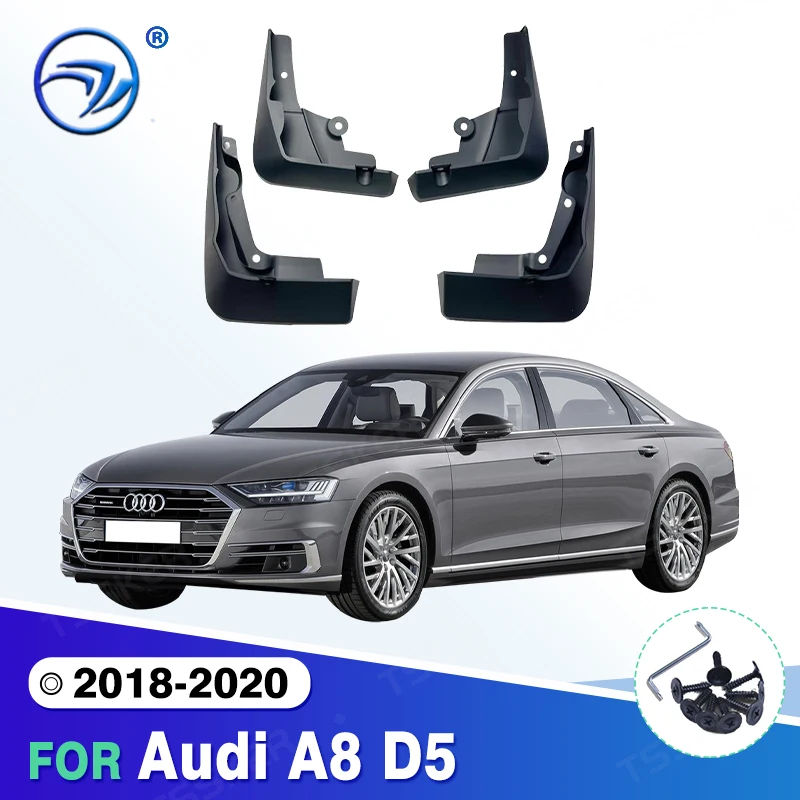 車のマッドフラップ マッドガード スプラッシュ ガード フェンダー マッドフラップ 用 アウディ A8 D5 2018 2019 2 車のマッドフラップ  マッドガード スプラッシュ ガード フェンダー マッドフラップ 用 アウディ A8 D5 2018 2019 2 マッドガード と互換性がある  と互換性 ... 車のマッドフラップ に適合する フォード に適合する フィエスタ 7 Mk7 に適合する ハッチバック2009-2017 マッドフラ