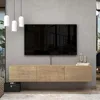Floating TV Stand, TV Stand up to 75 inch TV, Floating TV Stand Wall Mounted, Floating Entertainment Center 2