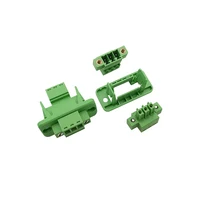 Pitch 3.81mm Through-Wall Terminal Block 2/3/4/5/6/7/8/9/10/12Pin Pluggable Screw Terminal Block Connector 15EGDWC 15EDGKM 3