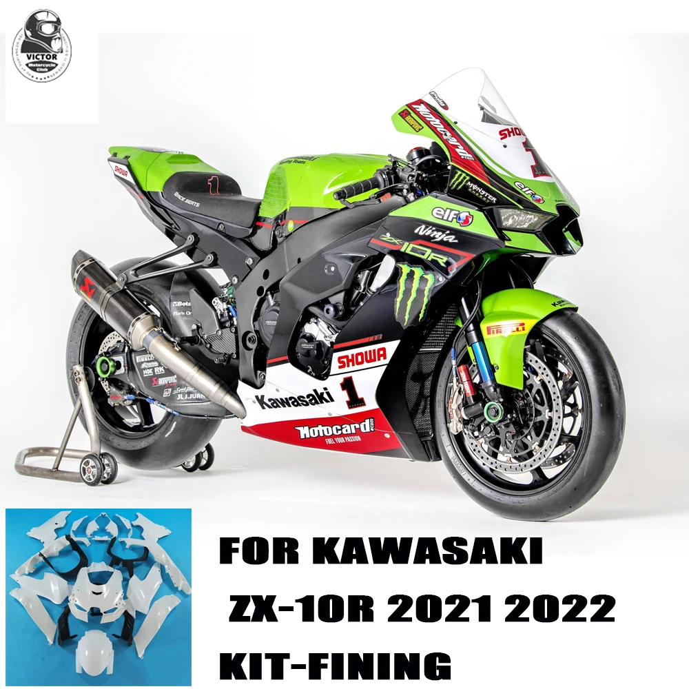 Motorcycle Accessories Complete Vehicle Fairing Kit ABS Customizable Color  For Kawasaki ZX10R ZX-10R 2021 2022 2023 - AliExpress