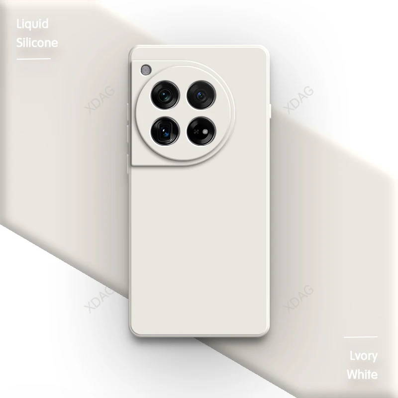 Premium Liquid Silicone Phone Case - Soft Classic Design, High-Quality Couples Cover