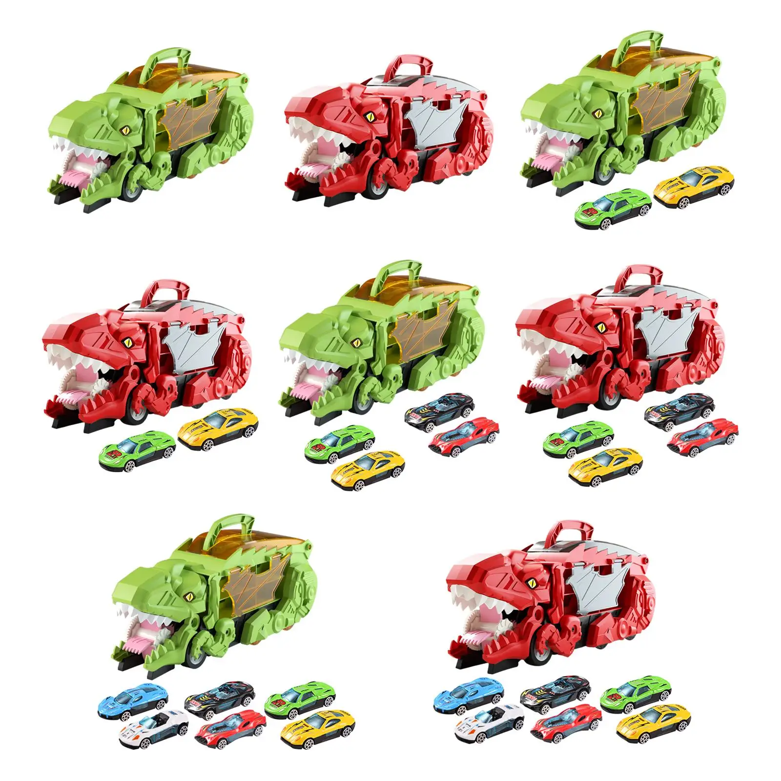 

Swallow Transport Play Vehicle Toy Transform Carrier Truck Dinosaur Toy for Boy Ages 3 4 5 Years Old Girls Kids Birthday Gift