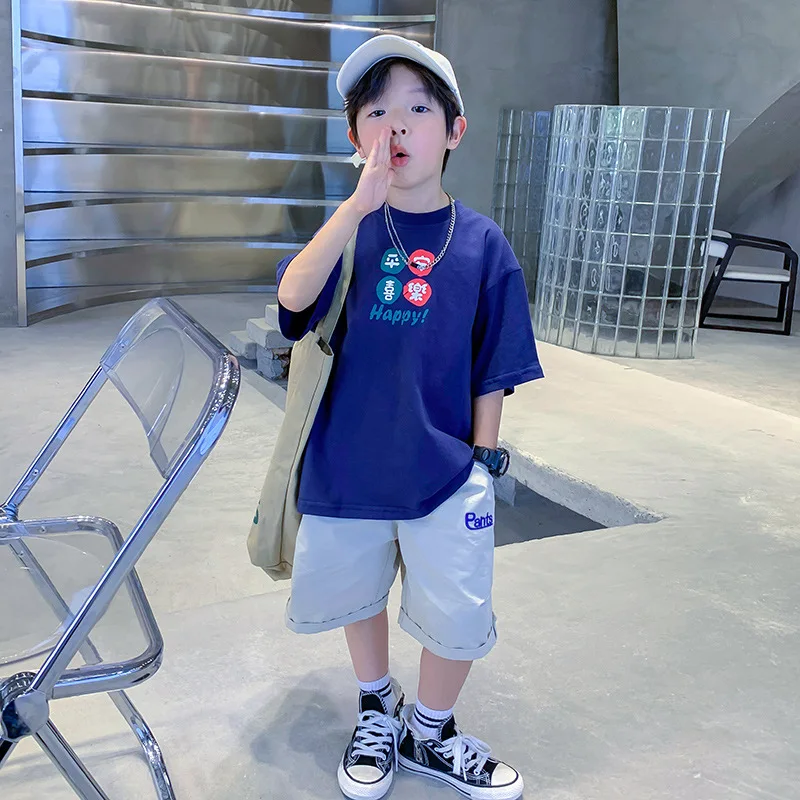 

Summer Casual Boys Print T-shirt For Child Short Sleeve Tee Top Kids Baby Boys Fashion Cotton Clothes 4 5 6 7 8 9 10 12 14Years