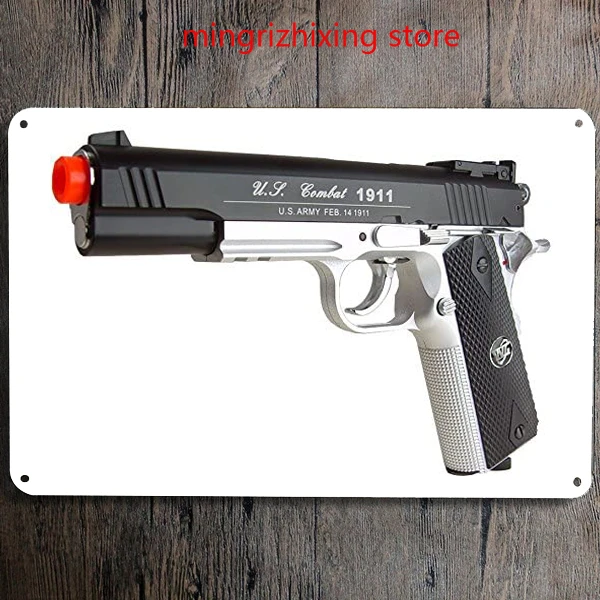 Pistola de mano de Gas Co2, 500 Fps, Full Metal Wg Airsoft M 1911