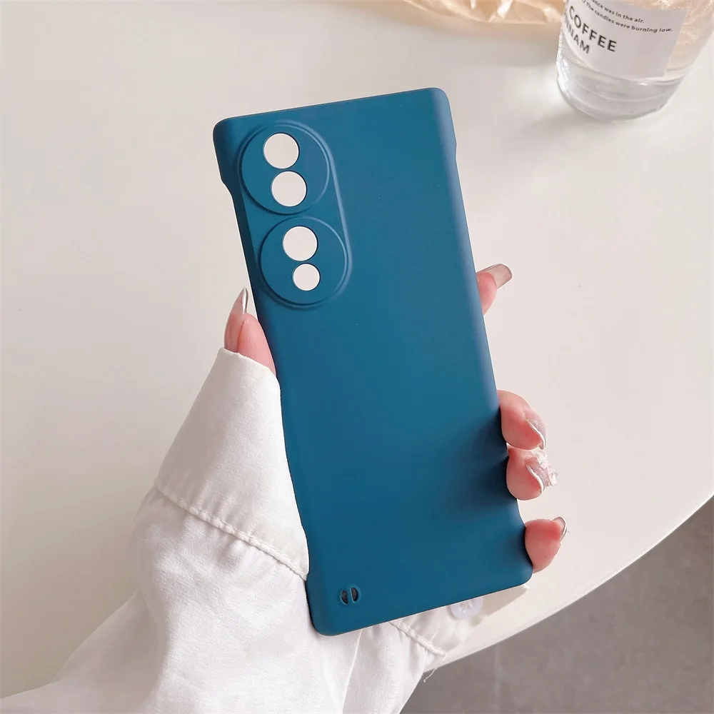 Rahmenlose, matte Hülle in Bonbonfarben für Honor70 Honor 70 Pro Plus X9 X30 Magic4 Lite 5G Schlanke, harte PC-Stoßstangenabdeckung_voghion.com