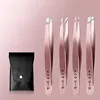 CMGF Eyebrow Clip Small Tweezers, Beard Plucking High Precision Eyebrow Trimming Kit, Plucking Pliers False Eyelash Tool 2