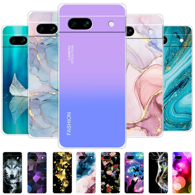 Funda de silicona suave para Google Pixel 7A 6A, carcasa transparente de  TPU para Google Pixel 8 Pro, funda para Google Pixel 7 Pro - AliExpress