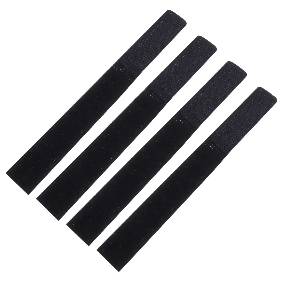 10Pcs 2x18cm 강력한 재사용 가능한 케이블 스트랩 케이블 관리 데스크 전기 오디오용 후크 및 루프 고정 타이