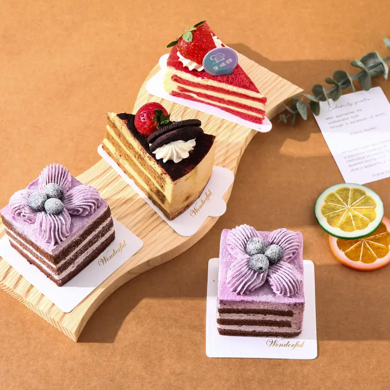 50pcs/set White Mousse Mat Bottom Cake Base Boards Paper Board Shape Dessert Tray Christmas Cake Decoration Tools
