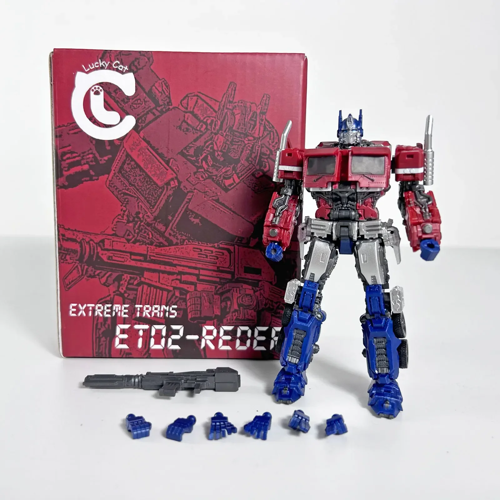 

LC Transformation ET-02 ET02 Reder Robot Toy Lucky Cat MICRO COSMOS Extreme Trans OP Figure toy in stock