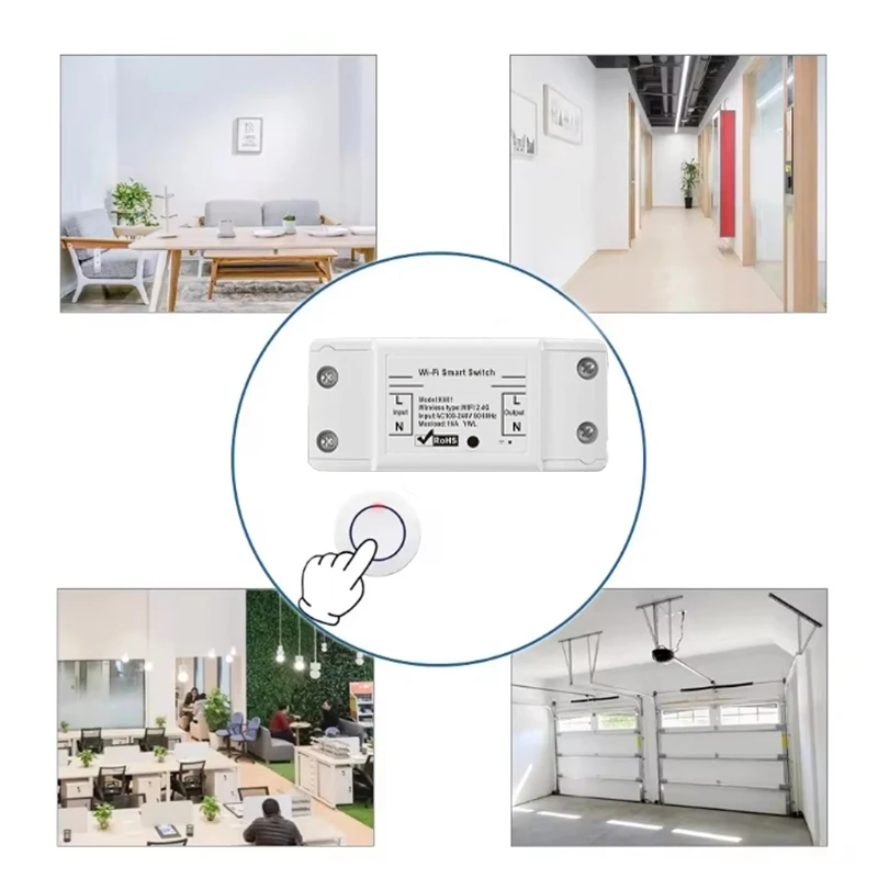 Smart WiFi Remote Switch with Voice Control