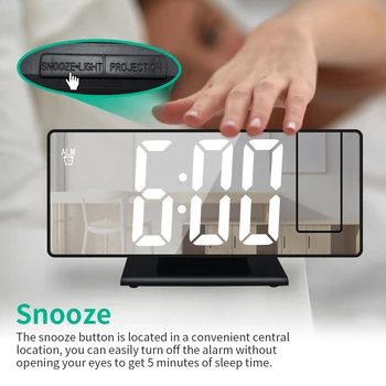 Projection LED Alarm Clock 13