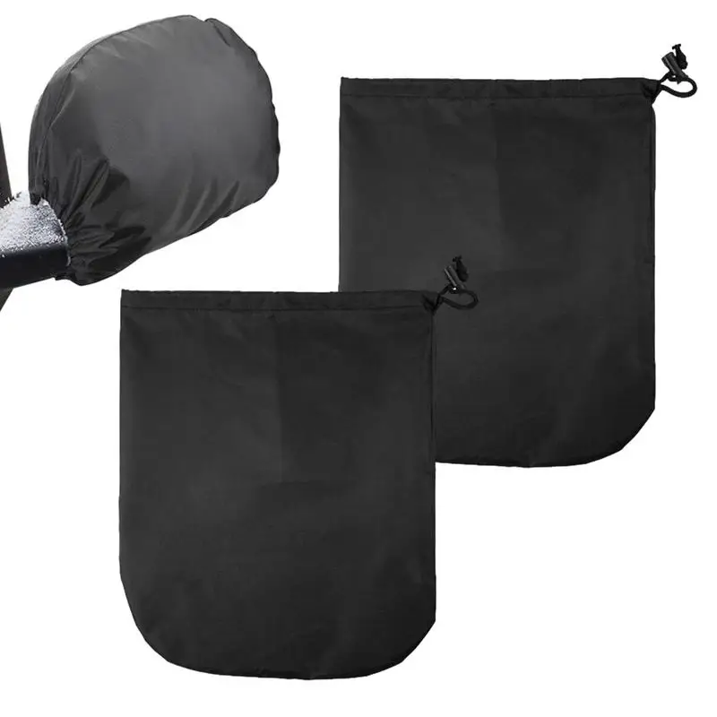 

Боковые Чехлы для зеркал 2 шт., зимний чехол для зеркала с регулируемым зажимом, защита от замерзания, солнца и снега, зимние автомобильные аксессуары