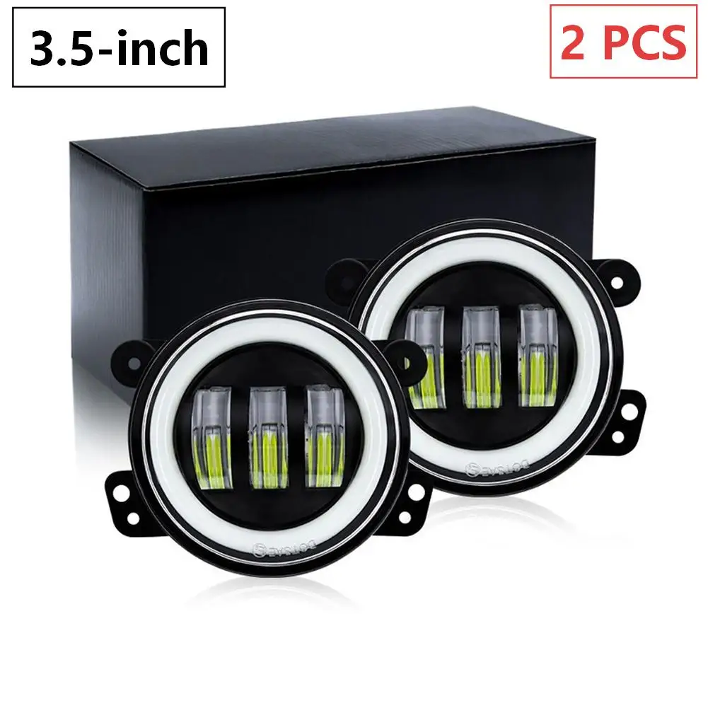 오프로드 조명 LED 안개등 오프로드 주행용 2525SMD LED 알루미늄 쉘 사전 배선된 커넥터 오프로드 차량용