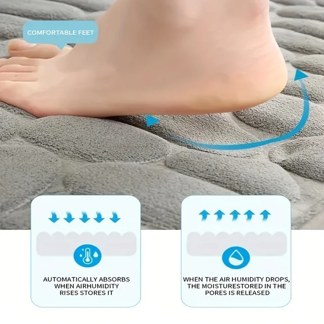 편안함과 청결을 위한 변기 발 필수품