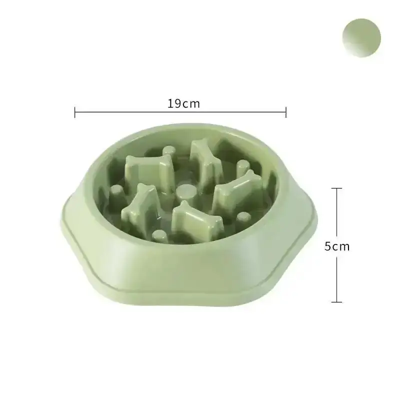Dog Bowl Anti Choking Slow Food Bowl Small And Medium-sized Dog Feeder Pot Cat Food Pot Dog Food Anti Overturning Pet Supplies