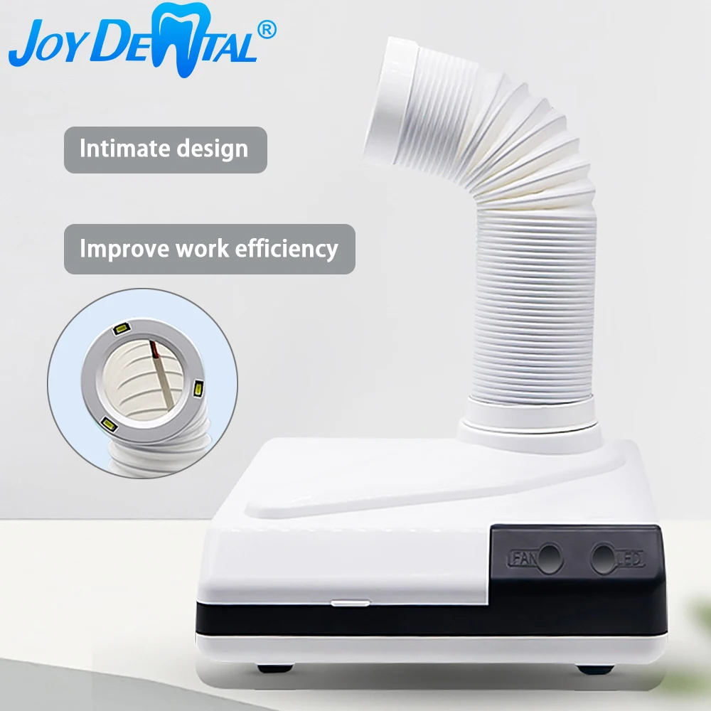 60W Dust Collector Extractor Dental Vacuum Cleaner Lab Suction Machine for Polishing Scalable Hose With LED Light |