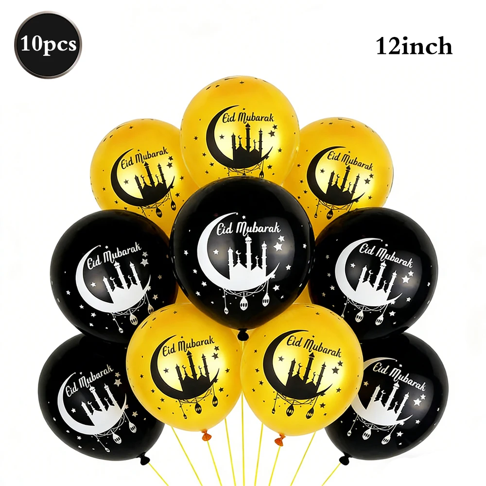 Umrah Mubarak Party Luftballons Ramadan Banner Mubarak Ramadan Eid Stern Mond Folienballon Happy Eid Muslim Islam Festival Supplies – Detail 13