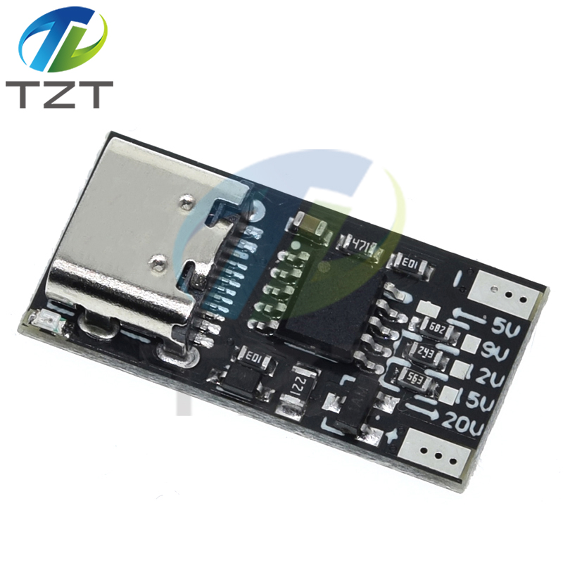 Type-C PD2.0 PD3.0 9V 12V 15V 20V Fast Charge Trigger Polling Detector USB Boost Power Supply Change Module Charger Board Tools