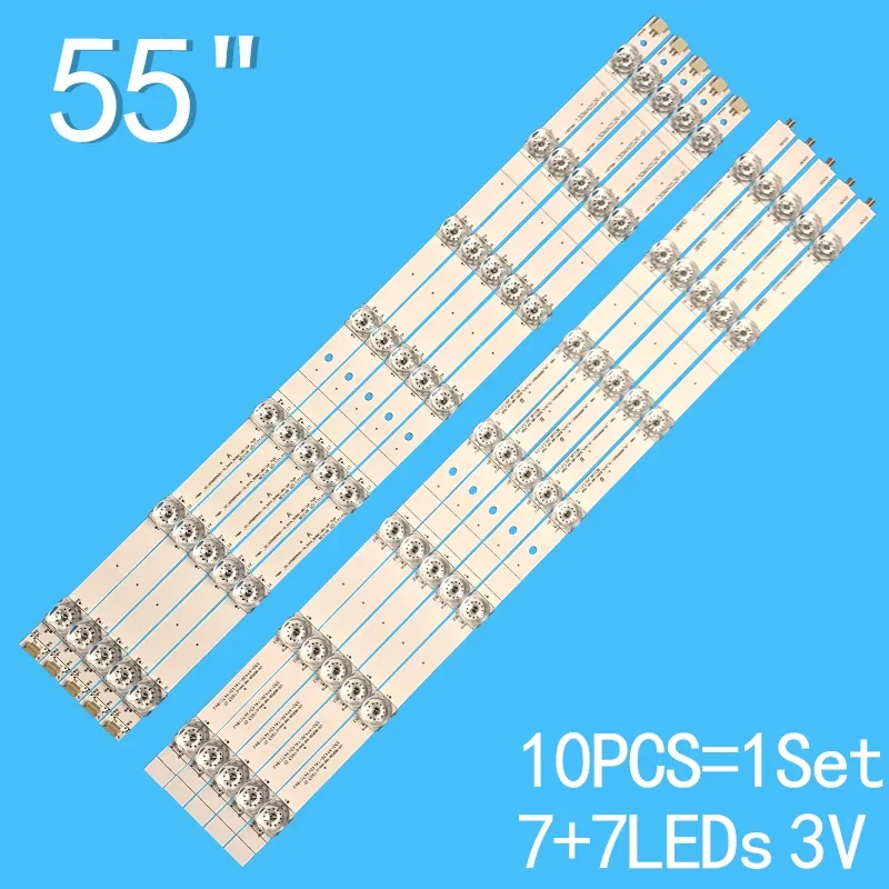 For Hisense 55 inch H55A6500 H55A6500 UK H55AE6400 55HS68U HSSO-556500791 UK 556500791 EU 1187164 Hesen_ 55_ HD550S3U51-TA_ 5x14 5pcs for 55 tv hisense 55 hd550s3u51