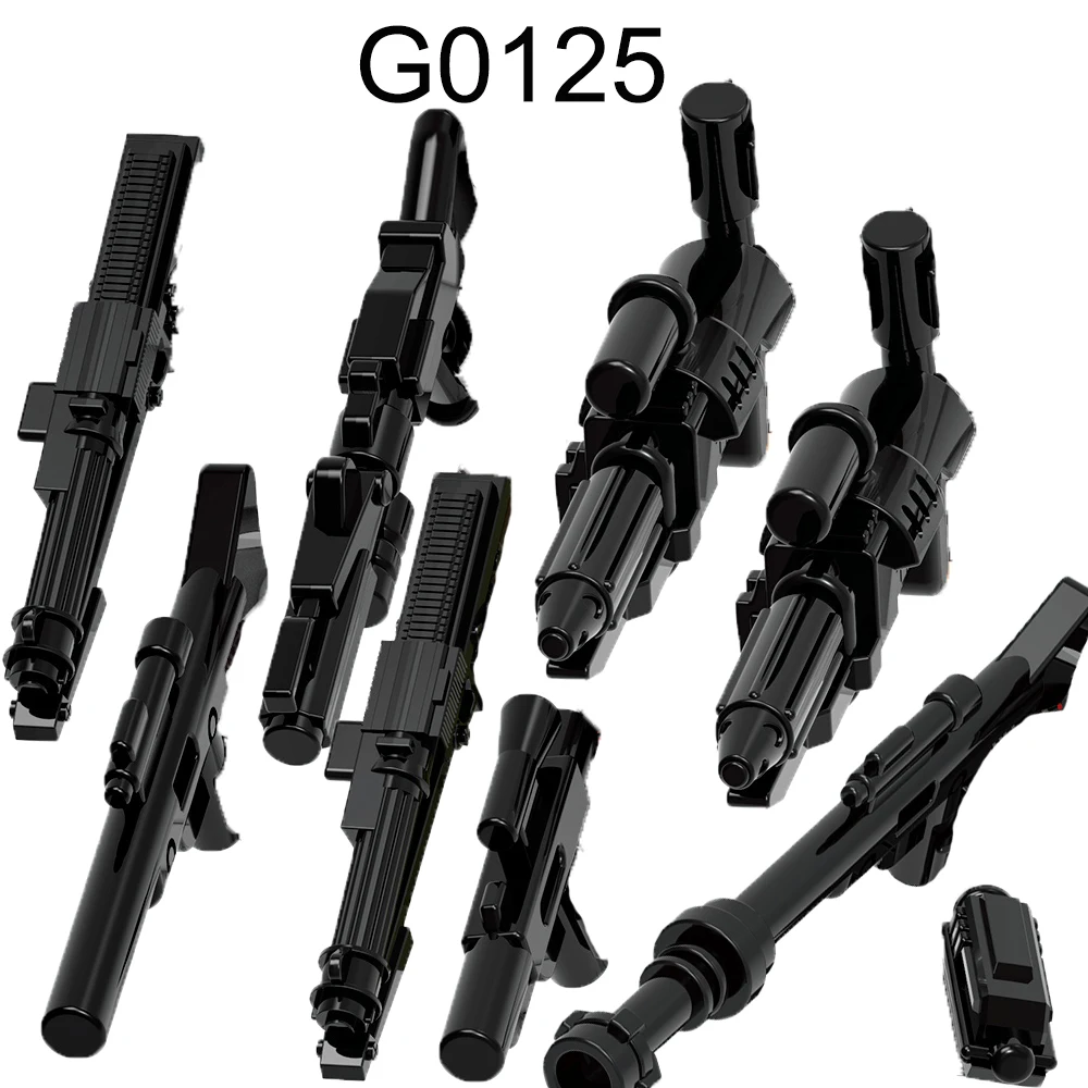 

Конструктор G0125 из АБС-пластика, аксессуары для фильмов, оружие, персонажи, кубики, коллекция фигурок, подарок для детей, игрушки