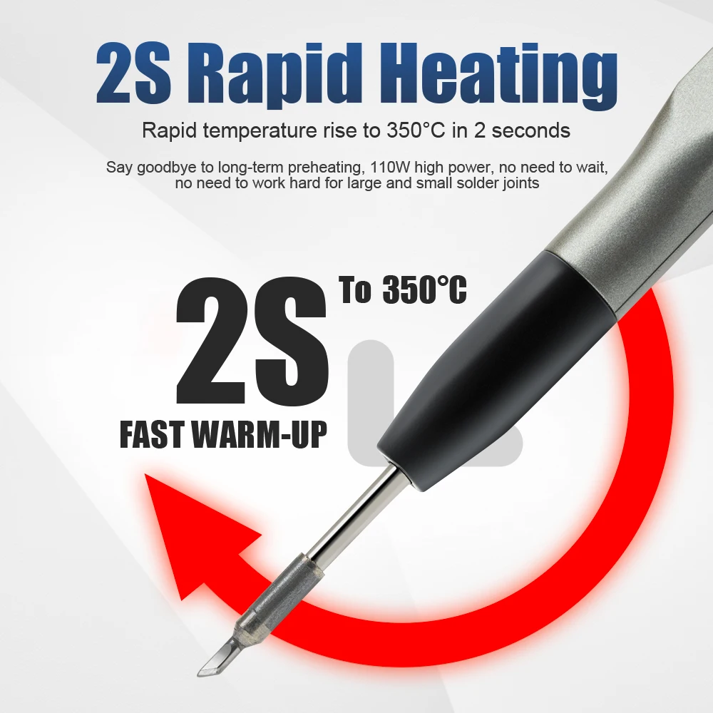 JCD S245Pro Soldering Station 110W High Power Automatic Sleep Soldering Iron Station LED Digital Display Welding Rework