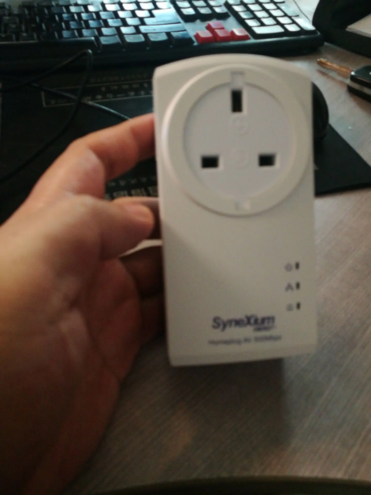 WiFi Adapter 7inova AV500 Passthrough Powerline Adapter Start Kit HomePlug AV Adapter With Outlet Atheros7420 Plug&Play