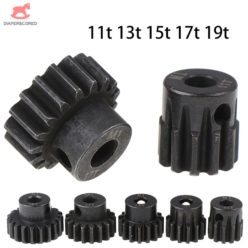 

M1 5mm 11t 13t 15t 17t 19t Pinion Motor Gear Combo Kit For 1/8 Rc Car Motor