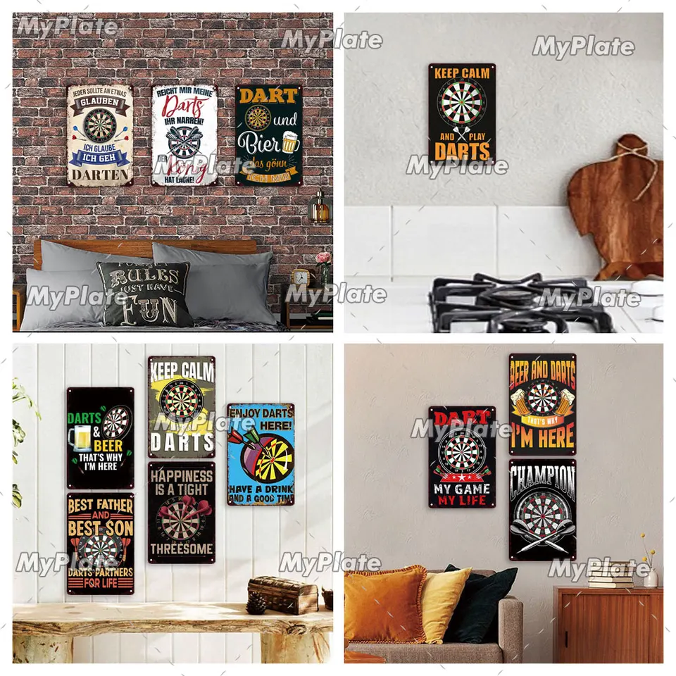 Plaque Métal émaillée Nostalgic-Art – 10x14 Cm – VIP Lounge – Déco Rétro
