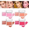 Embossed Powder Blush Peach Pink Coral Tint Makeup 3D Relief Blush Palette Brown Cheek Contour Rouge Cosmetics Face Brightens 1