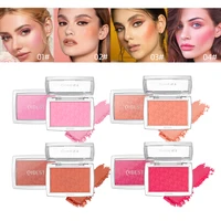 Embossed Powder Blush Peach Pink Coral Tint Makeup 3D Relief Blush Palette Brown Cheek Contour Rouge Cosmetics Face Brightens 1