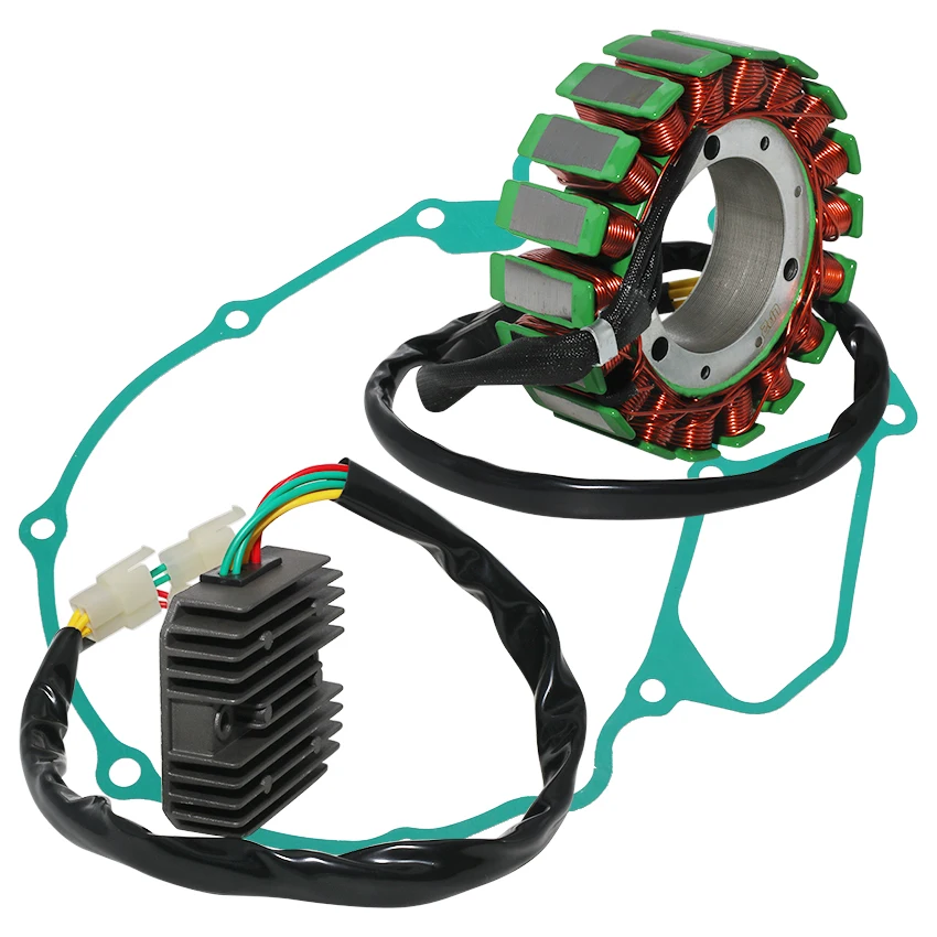 오토바이 고정자 코일 및 레귤레이터 정류기 및 개스킷 발전기 커버 세트, 혼다 VT1100 VT1100C 섀도우 스피릿 액세서리
