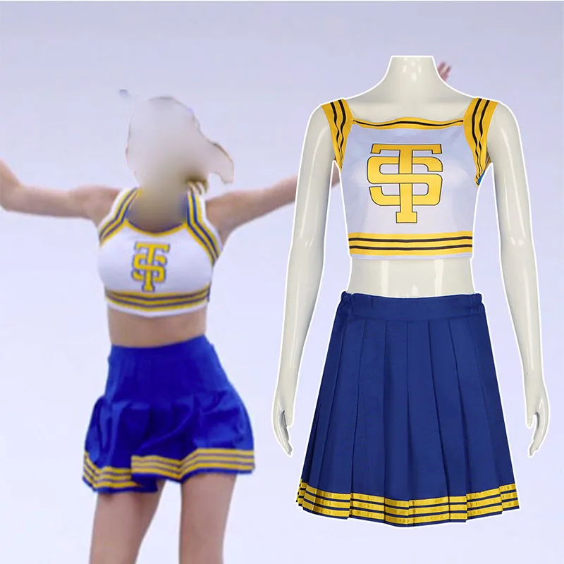 Taylor Cheerleader Swift Uniform Ts Shake It Off Blue White Cheerleading Outfit Costume Da Festa Di Halloween Per Ragazze Delle Scuole Superiori
