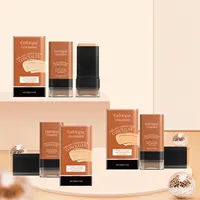 Matte Foundation Cream Stick Multi-use Eraser Makeup Full Coverage Waterproof Long Last Oil-Control Cover Acne Base with Brush 1