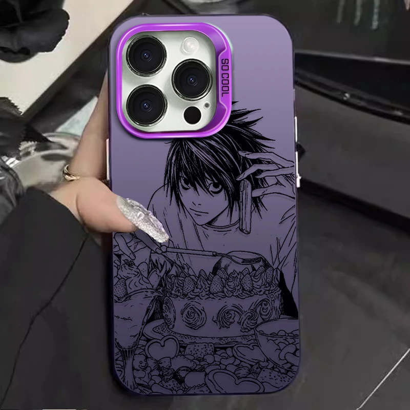 Matte Anti-Fall Anime Death Note Phone Case